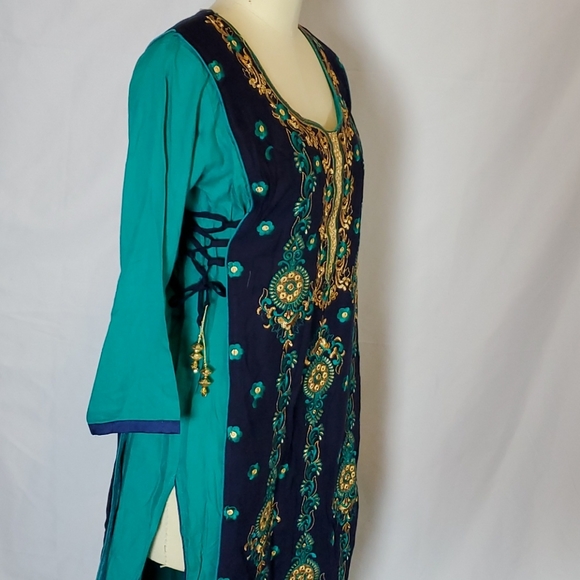 Embroidered tunic, long sleeves, 42, small/med - Picture 8 of 10